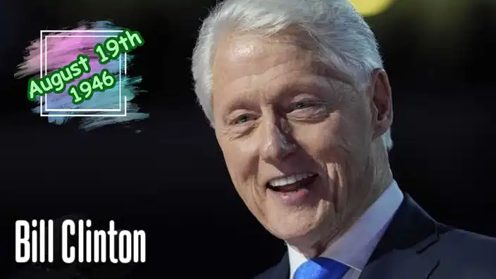 Bill Clinton – The 42nd President of the United States, serving from 1993 to 2001.