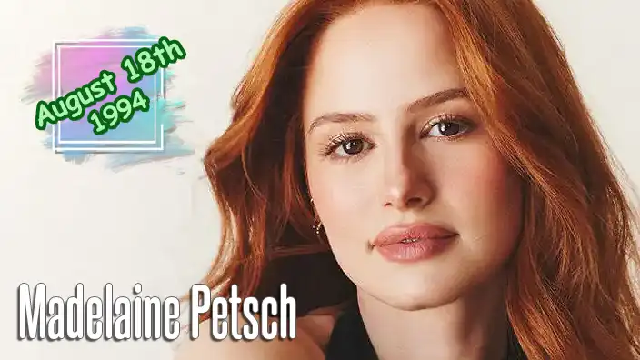 Madelaine Petsch, born August 18, 1994, is the red-haired actress best known as Cheryl Blossom in Riverdale and Maya in The Strangers films.