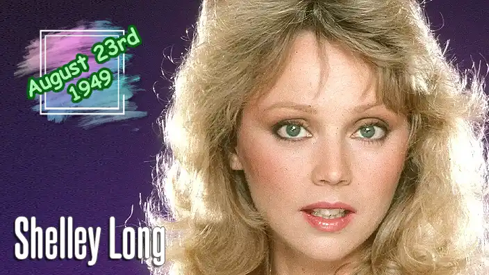 Shelley Long - Award-winning actress celebrated for playing Diane Chambers on the iconic sitcom Cheers, winning an Emmy and two Golden Globes.