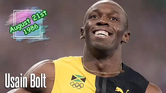 Usain Bolt - Fastest man in history and 8-time Olympic Gold Medalist.