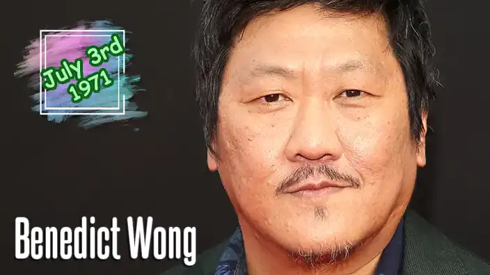 Benedict Wong, the acclaimed English actor who portrays Sorcerer Supreme Wong in the Marvel Cinematic Universe and has starred in numerous films and television series.
