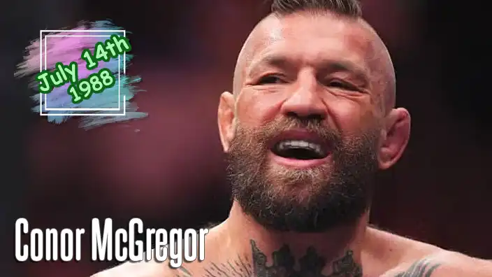 Mixed martial artist Conor McGregor, the former UFC champion known for his championship success and worldwide popularity.