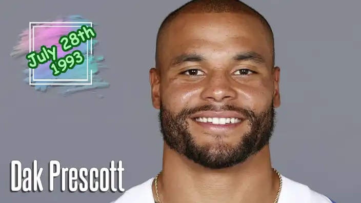 Dak Prescott - the starting quarterback for the Dallas Cowboys