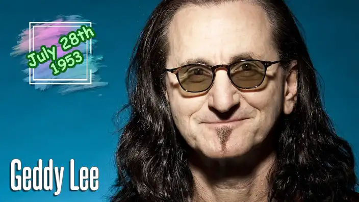 Geddy Lee - the iconic lead vocalist, bassist, and keyboardist for the legendary Canadian rock band Rush.
