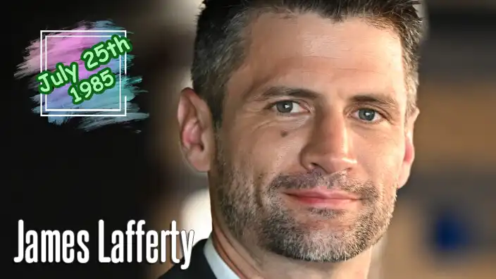 James Lafferty - Who Starred as primary character Nathan Scott on the massively popular, long-running drama series One Tree Hill.