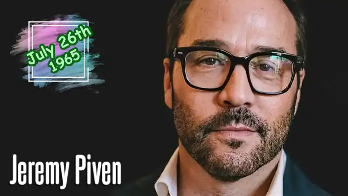 Jeremy Piven - the prominent television and film comic actor.
