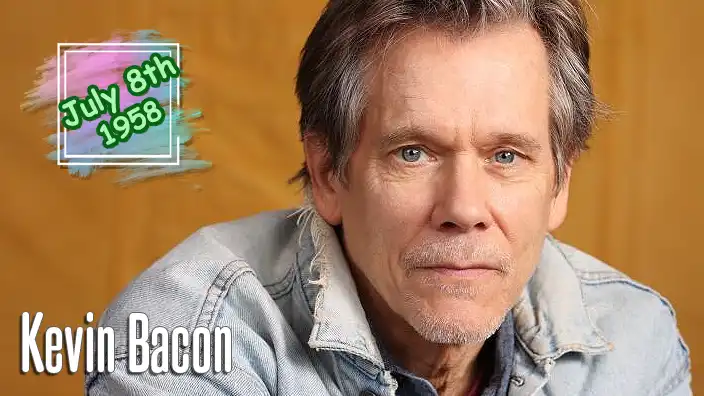 Kevin Bacon, the versatile actor behind Footloose, Apollo 13, Tremors, and the famous Six Degrees of Kevin Bacon game.