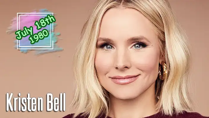 Kristen Bell – The beloved actress is widely recognized as the voice of Princess Anna in Disney's Frozen franchise, and for her starring roles in The Good Place and Veronica Mars.