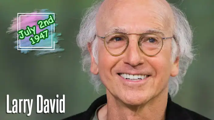 Larry David, creator of Seinfeld and Curb Your Enthusiasm, smiling during a public appearance with his trademark dry wit and unmistakable expression.