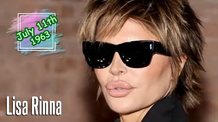 Celebrate Lisa Rinna's birthday and discover the actress and television personality known for her iconic soap opera and reality TV career.