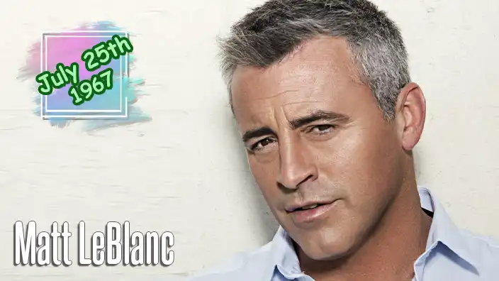 Matt LeBlanc - Global sitcom megastar.
