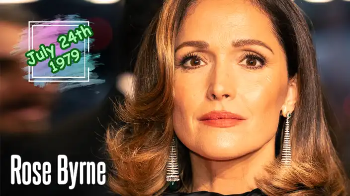 Rose Byrne – A highly versatile international actress celebrated for her impeccable comedic timing in hits like Bridesmaids and Neighbors, as well as her dramatic anchoring in the Insidious franchise and Apple TV+'s Physical.