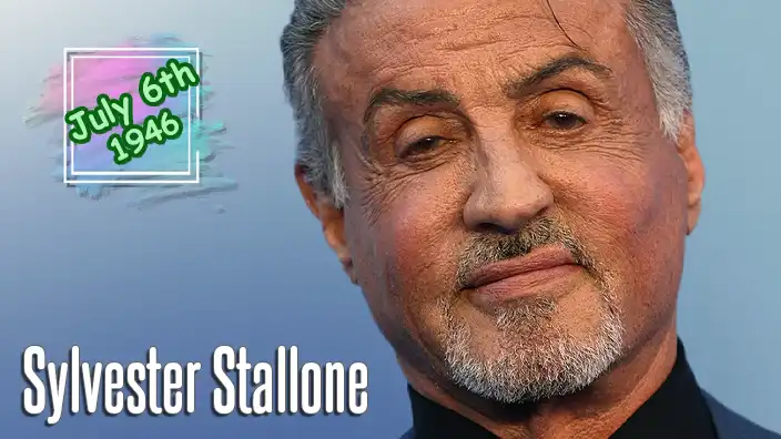 Sylvester Stallone celebrates his 80th birthday as the legendary actor, screenwriter, and creator of Rocky Balboa and John Rambo.