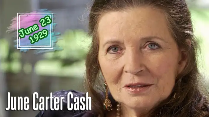 Celebrate the life of June Carter Cash, the beloved country music star whose humor, songs, and unforgettable performances won fans worldwide.