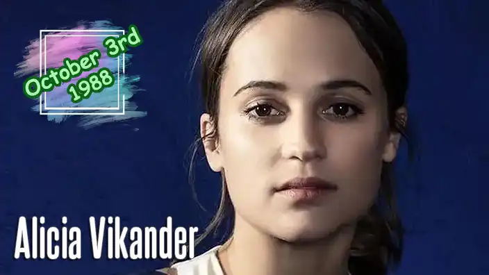 Alicia Vikander