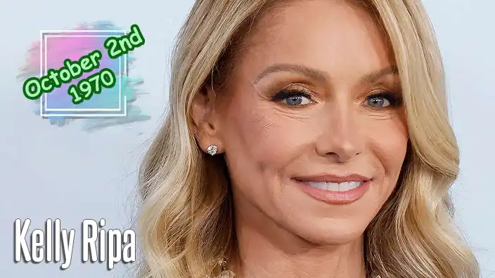 Kelly Ripa – Popular daytime television host of Live! with Kelly and Mark and former actress.