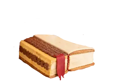 An Edible Book, freshly baked and ready to serve