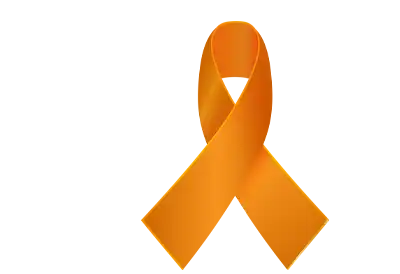 Agent Orange Awareness Day An Orange Ribbon denoting Agent Orange on a transparent background