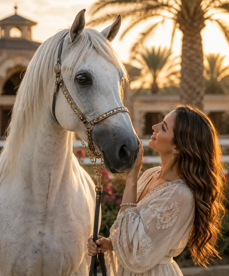 Two Beauties.  National Arabian Horse Day.