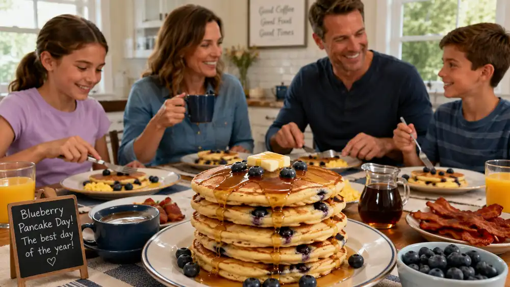 National Blueberry Pancake Day