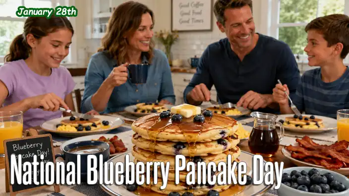 National Blueberry Pancake Day