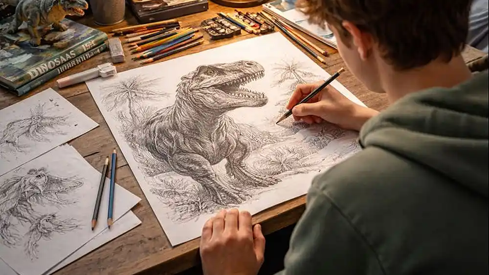National Draw a Dinosaur Day