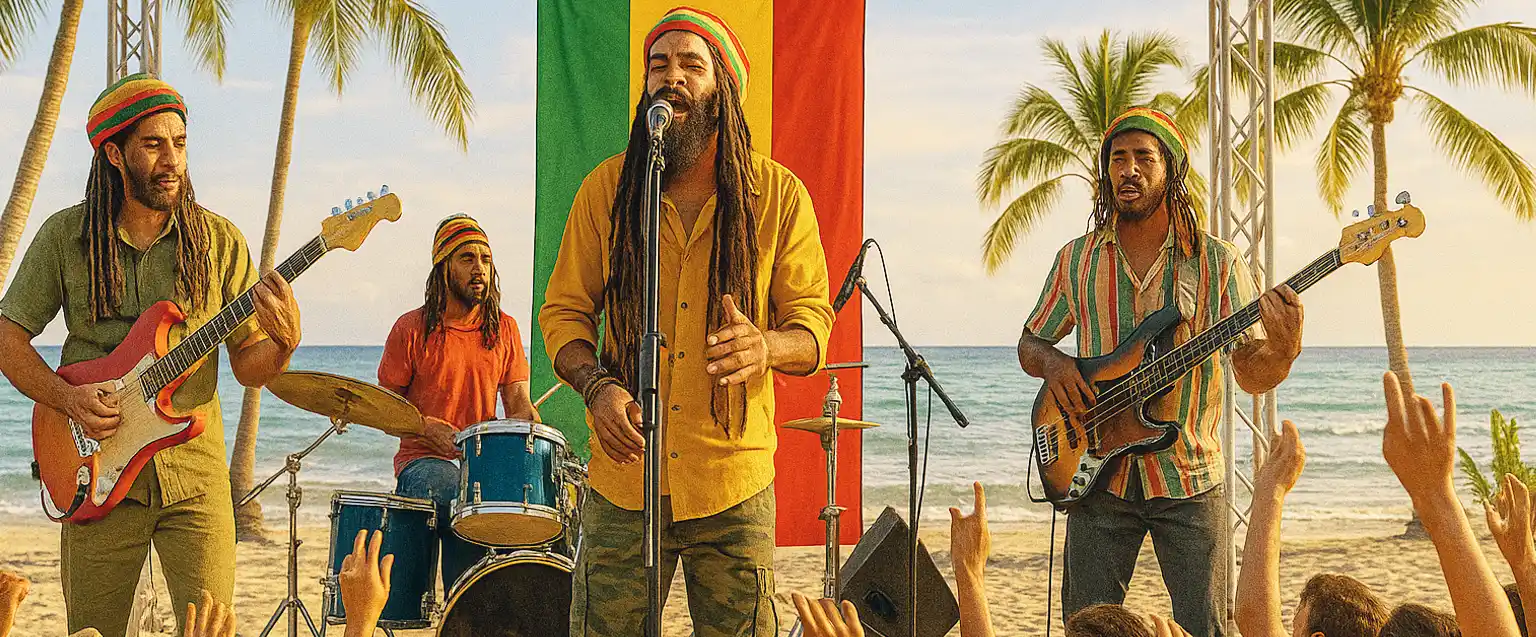 Reggae is such a happy melody, nobody can fight. International Reggae Day