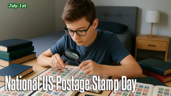 Celebrate National U.S. Postage Stamp Day on July 1st, honouring the colourful stamps that have connected America. Discover their history and fun ways to celebrate.