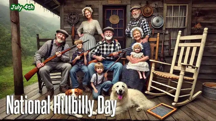 Explore the vibrant culture and spirited celebrations of National Hillbilly Day, a tribute to the unique charm and humor of rural America. Join the festivities with overalls, moonshine, and a good old-fashioned hoedown!
