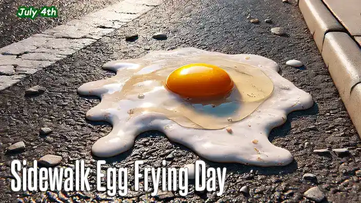 Celebrate Sidewalk Egg Frying Day on July 4th with a sizzling mix of humour and science. Discover tips for frying eggs on hot pavement and embrace summer's heat.