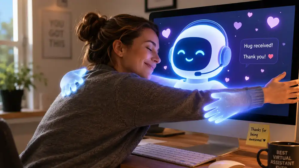 Virtually Hug a Virtual Assistant Day