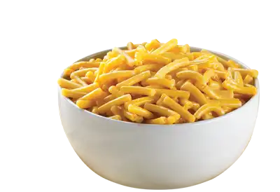 A bowl of Macaroni Cheese on a transparent background
