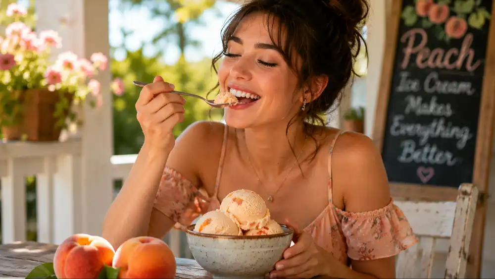 National Peach Ice Cream Day