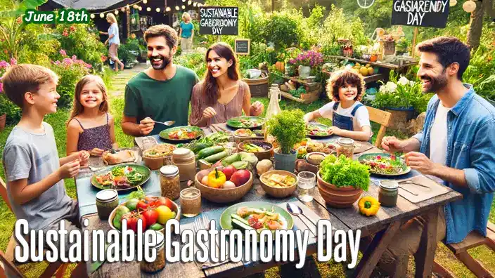 Celebrate Sustainable Gastronomy Day on June 18th! Discover how eco-friendly cooking can save the planet while delighting your taste buds. Every bite counts!