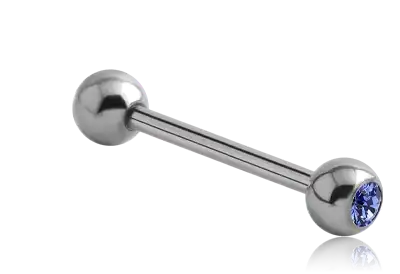 A Bar Body Piercing Object on a transparent background