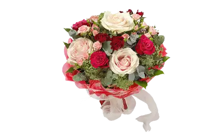 A Bouquet of Roses on a transparent background