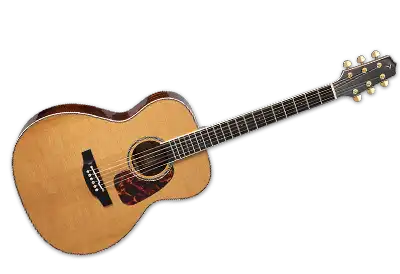 An Acoustic Guitar on a transparent background
